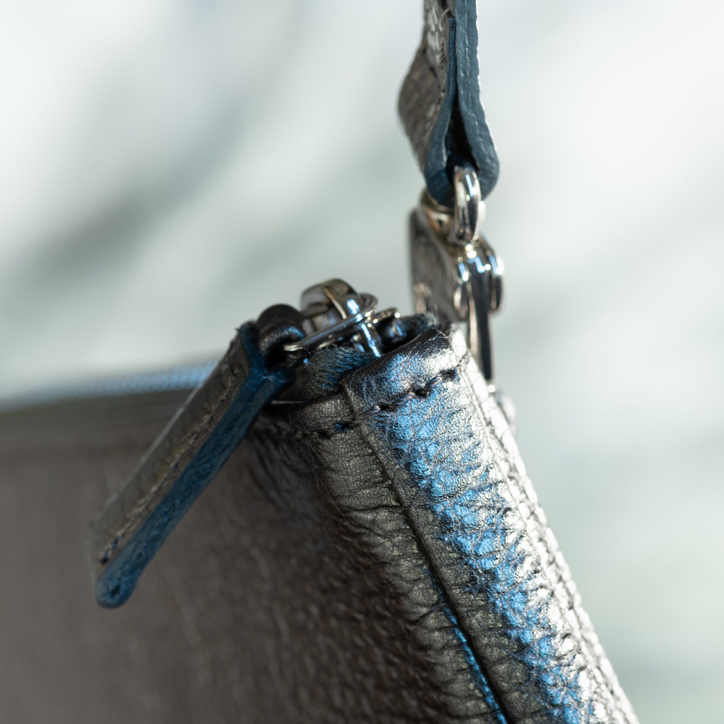 minibag metallic anthracite