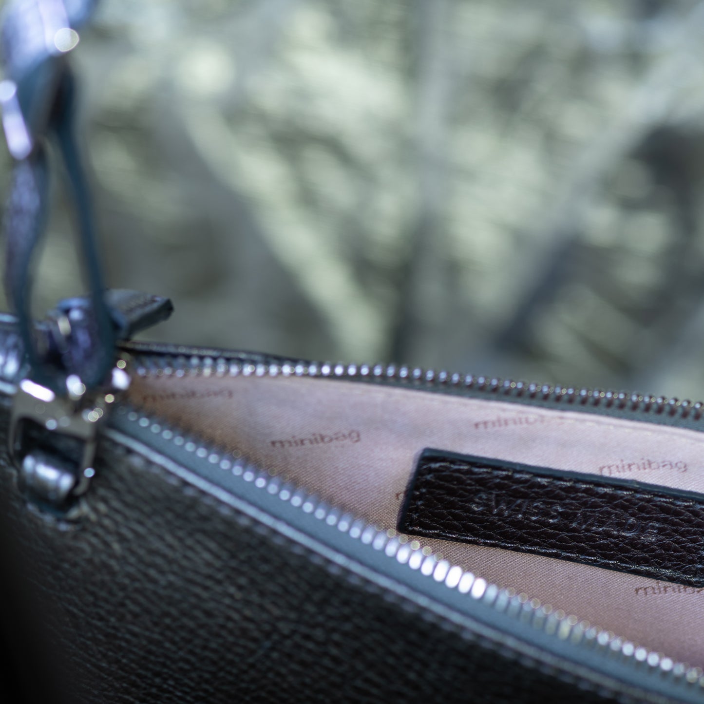 minibag metallic anthracite