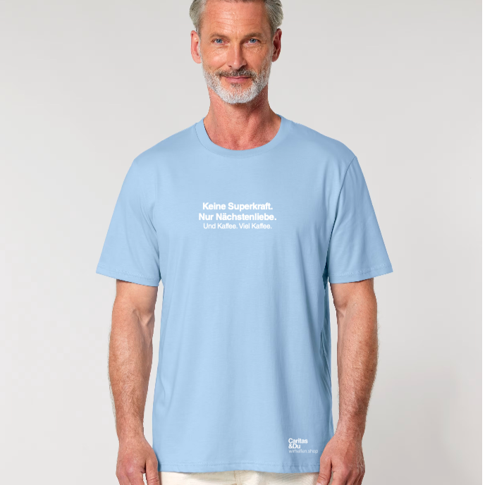 Superkraft Shirt superman, caritas shirt