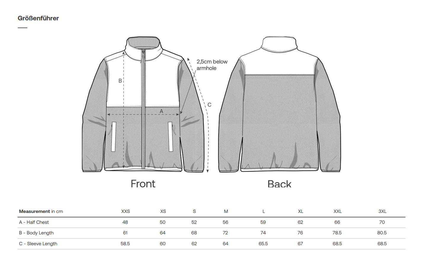 Fleece Jacke Trekker STJU242