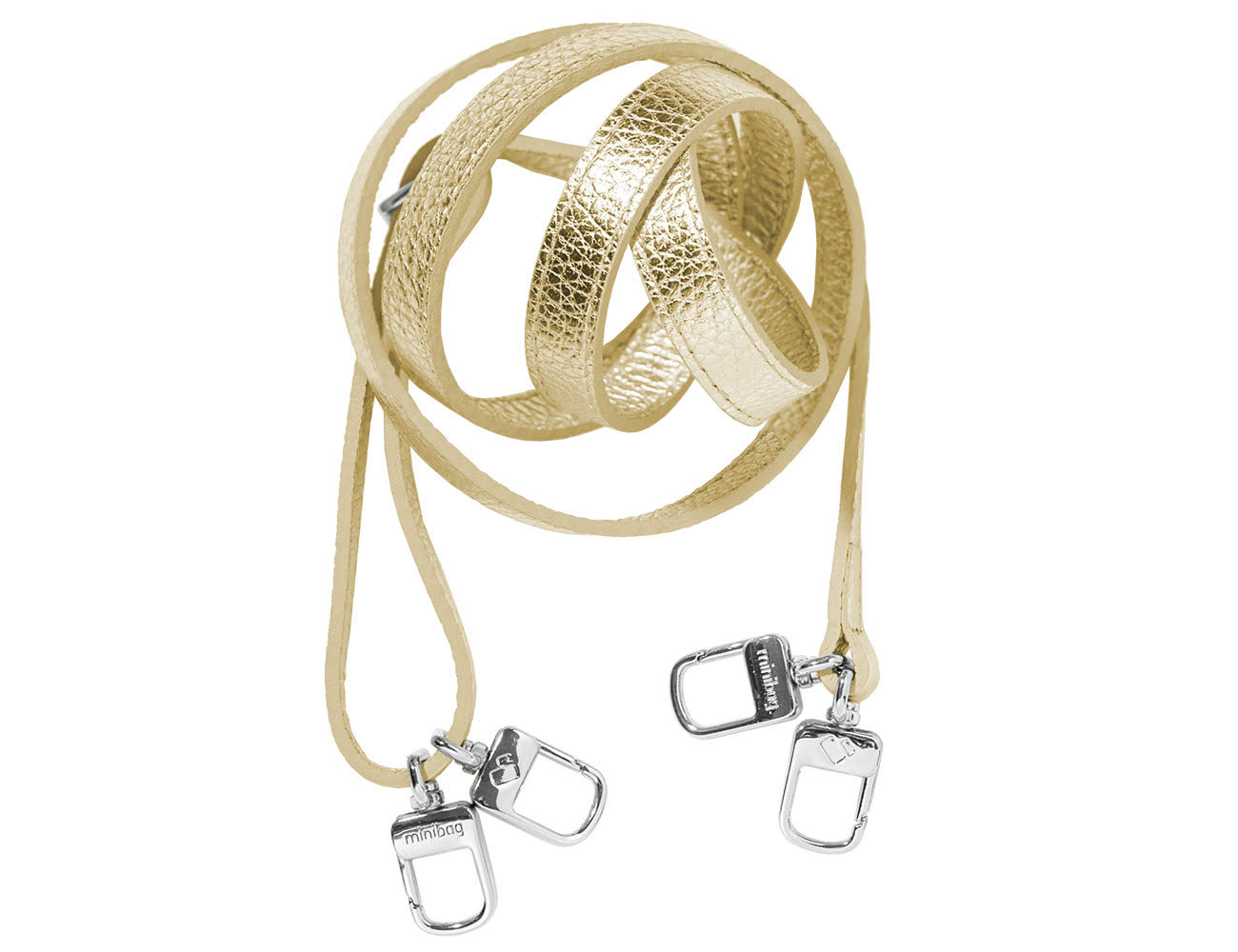 goldener Gurt mit 2 Karabinern